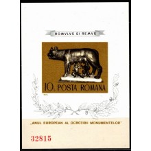 Europæisk bygningsbevarelsesår. Miniark. Postfrisk.